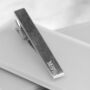 Personalised Initial Date Cufflink And Tie Clip Set, thumbnail 5 of 7