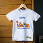 Kids Personalised Message Digger T Shirt, thumbnail 3 of 5