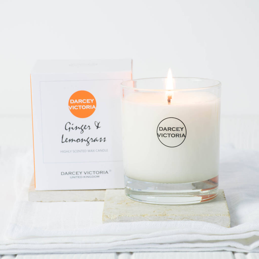 Ginger And Lemongrass Home Candle By all things Brighton beautiful
