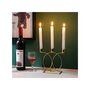 Three Arms Metal Candle Candlestick Holder Stand Taper, thumbnail 3 of 7