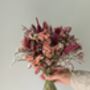 Blush Meadow Dried Flower Bouquet For Spring, thumbnail 2 of 6