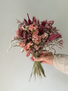 Blush Meadow Dried Flower Bouquet For Spring, 2 of 6