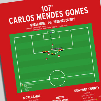 Carlos Mendes Gomes League Two Play–Offs 2021 Print, 2 of 2