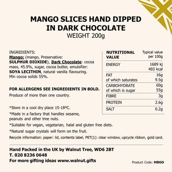 Mango Hand Dipped In A Rich Dark Chocolate, 7 of 8