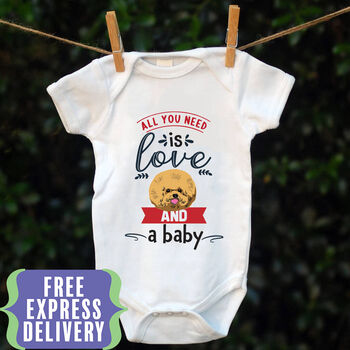 Personalised Dog Babygrow, 2 of 12