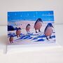 Penguin Family Christmas Greetings Card, thumbnail 5 of 7
