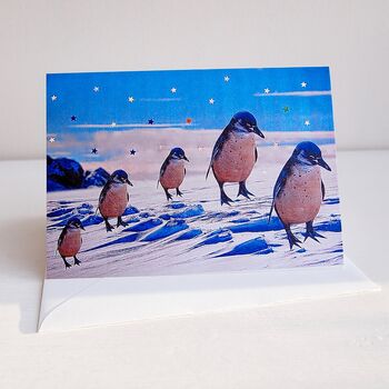 Penguin Family Christmas Greetings Card, 5 of 7