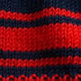 Unisex Hat Knitting Kit Navy, thumbnail 6 of 7