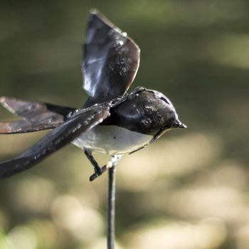 Flying Swallow Recycled Metal Garden Sculpture, 2 of 2