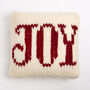 Cushion Cover Knitting Kit Joy, thumbnail 2 of 8