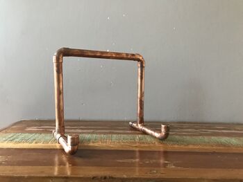 Copper Pipe Gadget Stands Tablet Stand, 5 of 5