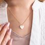Sterling Silver Name And Illustration Heart Necklace, thumbnail 3 of 8