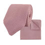 Wedding Handmade Polyester Knitted Tie In Dusty Pink, thumbnail 6 of 12