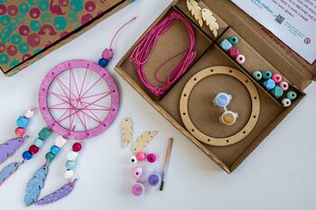 Personalised Make Your Own Dreamcatcher Craft Kit, 4 of 11