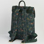 Into The Woods Green Buckle Medium Backpack, thumbnail 5 of 8
