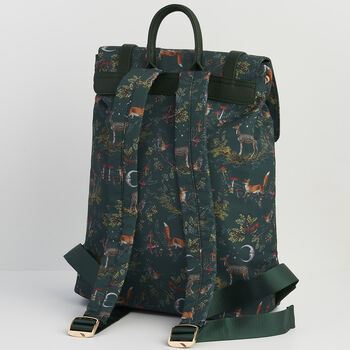 Into The Woods Green Buckle Medium Backpack, 5 of 8