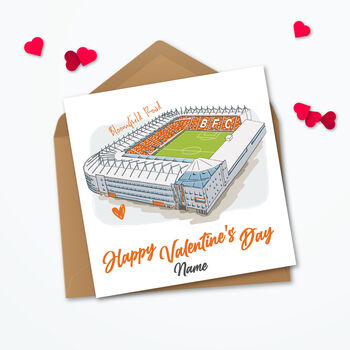 Valentines Blackpool Fc Personalised Card, 2 of 5