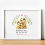 Personalised New Baby Adoption Gift Sloth Print, thumbnail 2 of 4