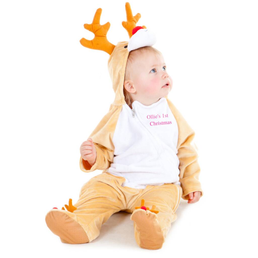 Personalised Baby Reindeer Costume, 1 of 6