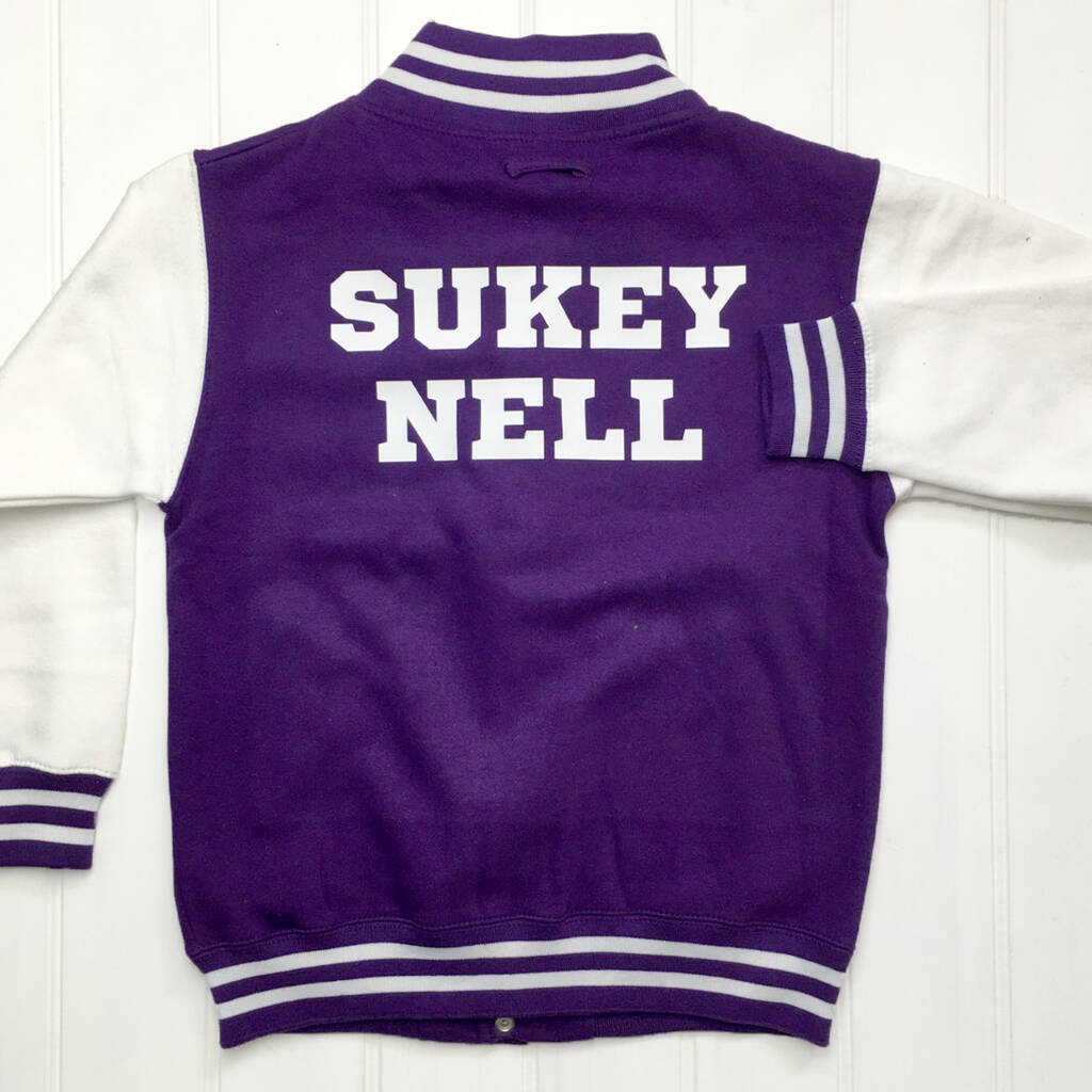 Personalised Child's Varsity Jacket By Simply Colors