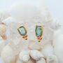 Semi Precious Gemstone Stud Earrings, thumbnail 9 of 12