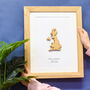 Personalised Valentine's Location Wooden Framed Print, thumbnail 4 of 9