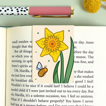 March Magnetic Birth Flower Bookmark Daffodil, 3 of 7