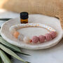 Rose Quartz And Lava Beads Aromatherapy Diffuser Bracelet And Essential Oil Roller Gift Set, thumbnail 6 of 9