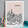 Personalised Seville Print, thumbnail 6 of 10