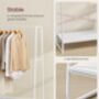 Clothes Rail With Shoe Rack Storage Side Hooks, thumbnail 4 of 6