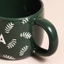 Ceramic Green Leafy Papa Mug, thumbnail 3 of 3