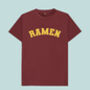 Ramen Varsity T Shirt, thumbnail 1 of 4