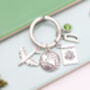 Personalised Travel Keyring Travel Bag Charm, thumbnail 3 of 11