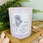 June Rose Birth Flower Personalised Candle, thumbnail 2 of 11
