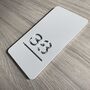 Stylish Laser Cut Vertical House Number, thumbnail 8 of 10