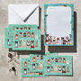 Dog Breeds Stationery Bundle, A5 Notepad And Six Folded Cards And Envelopes, thumbnail 1 of 7