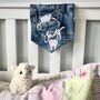 My Tooth Fairy Pocket Vintage Denim Wall Hanging, thumbnail 1 of 1