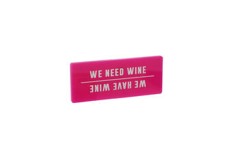 We Need Pink Wine Fridge Magnet, 4 of 5