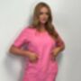 Natasha Classic Scrub Top Uniform Workwear, thumbnail 5 of 6