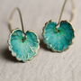 Turquoise Leaf Earrings, thumbnail 1 of 7