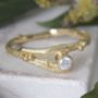 Diamond Organic Twig Engagement Ring, thumbnail 1 of 5