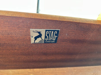 Rare Mid Century Dressing Table/Desk By Stag 1950/60s, 10 of 11