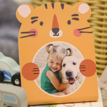 Personalised Tiger Baby Photo Frame Gift, 2 of 2