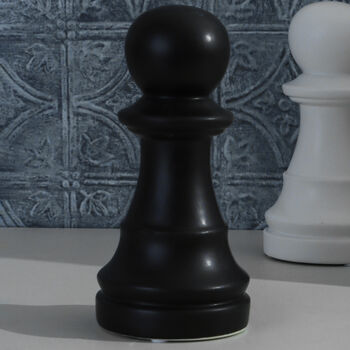 G Decor White And Black Chess Pawn Decorative Statues, 5 of 5