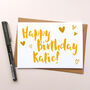 Personalised 'Happy Birthday' Greeting Card, thumbnail 11 of 11