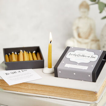 Brother In Law Twenty Minute Candle Gift Set, 2 of 7