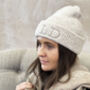 Personalised Super Soft Ribbed Beanie With Initials, thumbnail 1 of 5