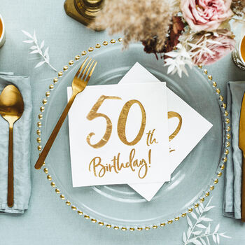 50th Milestone Birthday Party Set For 12 Guests, 7 of 11
