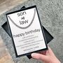Curb Chain Birthday Wishes For Son In Law, thumbnail 5 of 6