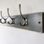 Farrow And Ball Studio Green Painted Coat Rack, thumbnail 2 of 4